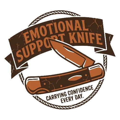 Emotional Support Knife - Funny EDC Pocket Knife - Men's Premium T-Shirt