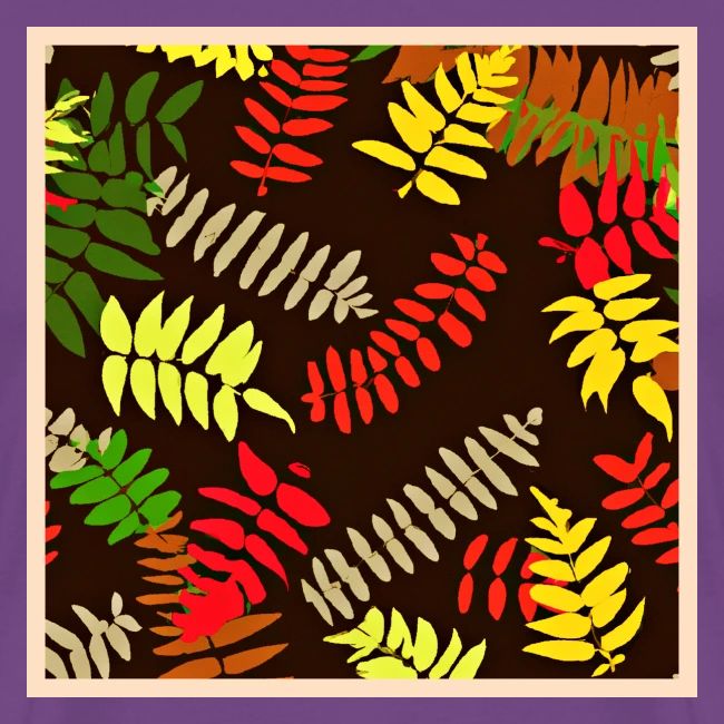 Autumn Leaves Pattern Art