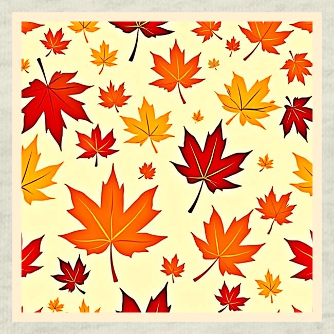 Seamless Fall Foliage Design