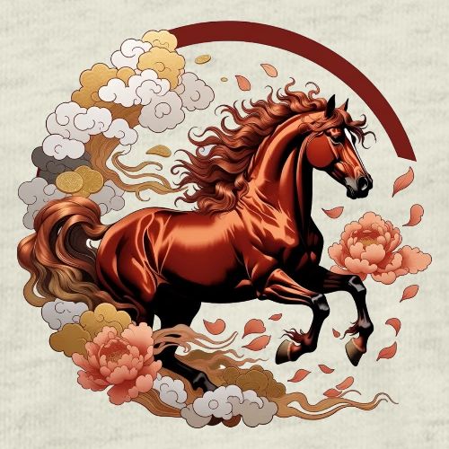 Year of the Horse T Shirt, Lunar New Year Gift - Men's Premium T-Shirt
