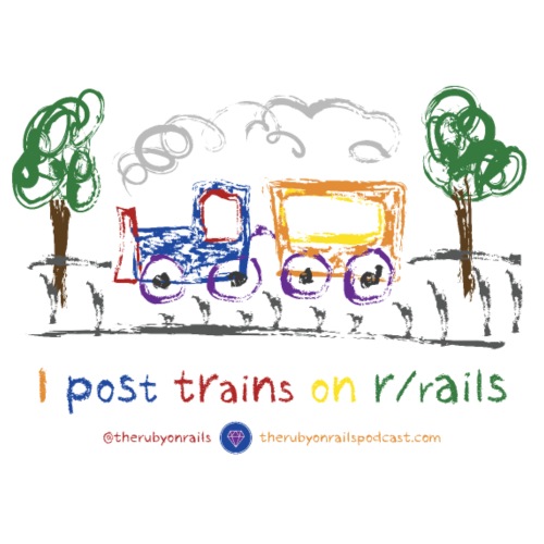 I Post Trains on r/rails - Men's Premium T-Shirt