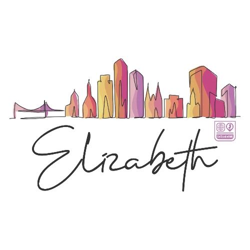 Elizabeth Skyline 03 - Men's Premium T-Shirt