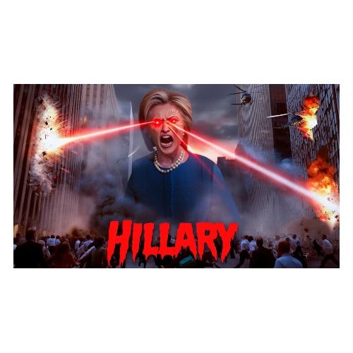 hilary scary 1cf9f84f 8adc 48ad 9eb7 f9eb4cc2d7 - Men's Premium T-Shirt