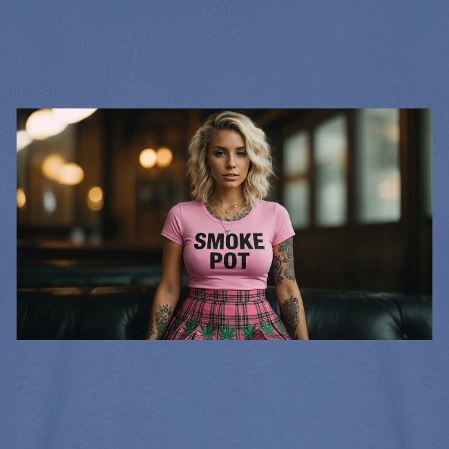 **Smoke Pot Pink Rebel Tee**
