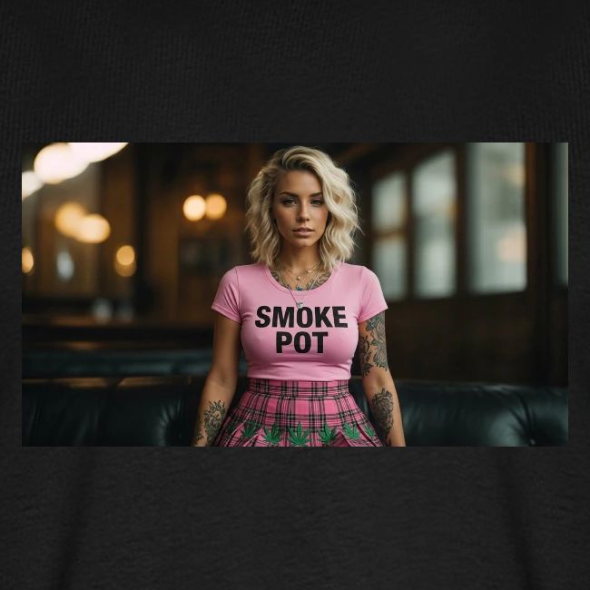 **Smoke Pot Pink Rebel Tee**