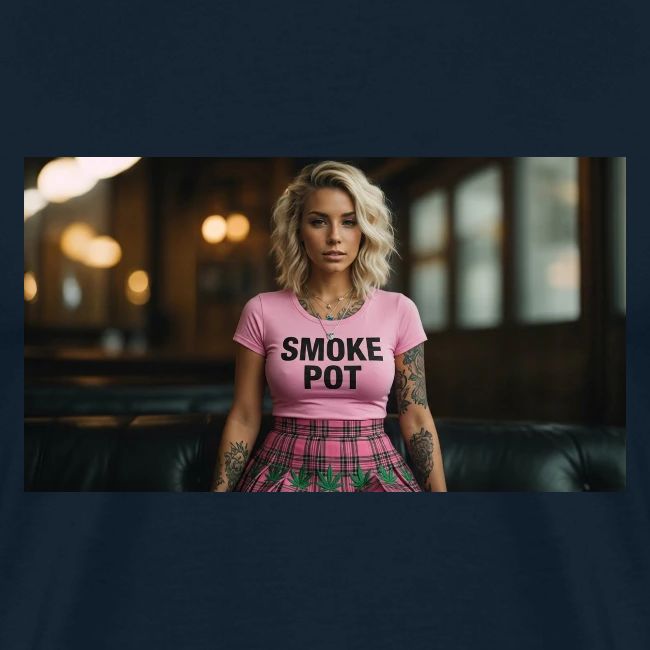 **Smoke Pot Pink Rebel Tee**