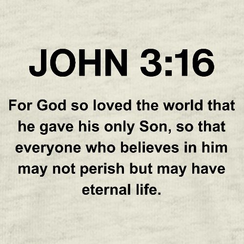 John 3:16 Christian Apparel – Bible Verse Clothing - Men's Premium T-Shirt