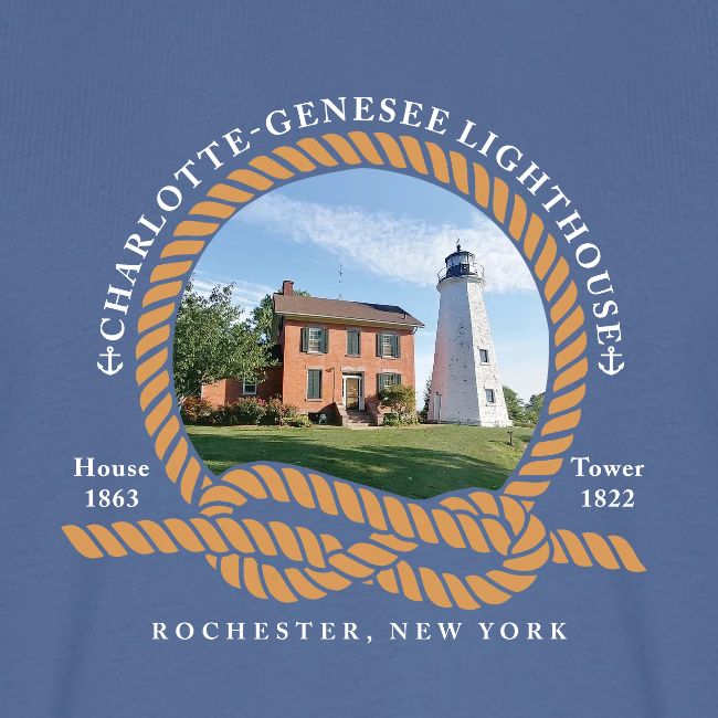 Charlotte-Genesee Lighthouse White Lettering