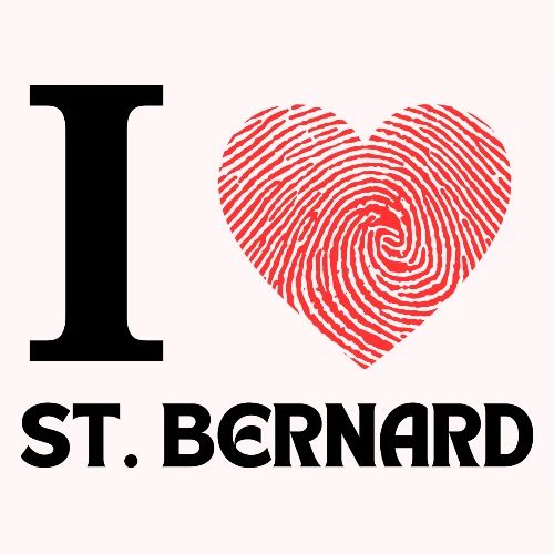 i love st.bernard - Men's Premium T-Shirt