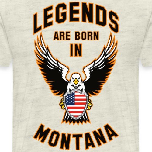 Legends are born in Montana - Men's Premium T-Shirt