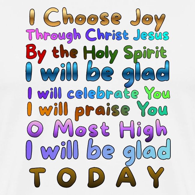 I will be glad 1
