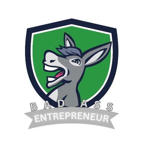 Bad Ass Entrepreneur Shield - Men's Premium T-Shirt