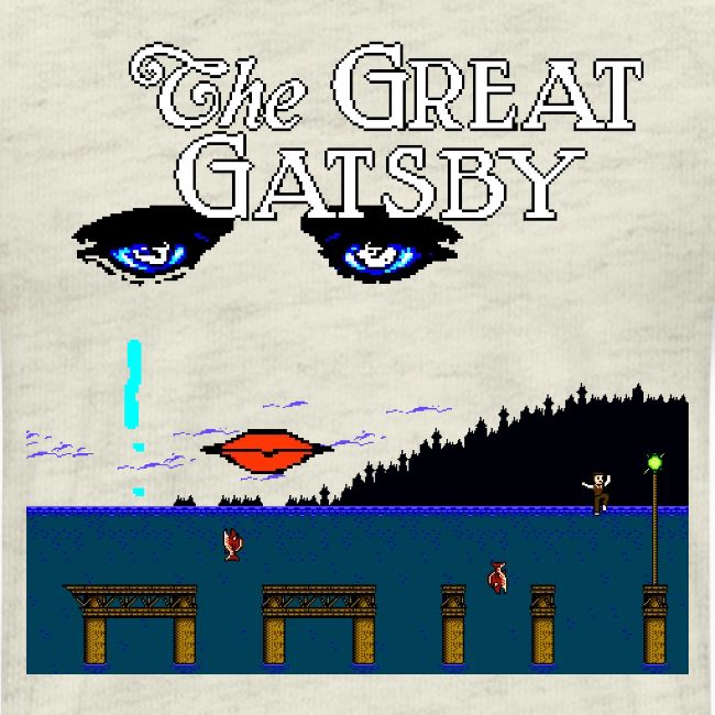 Great Gatsby Game Tri-blend Vintage Tee
