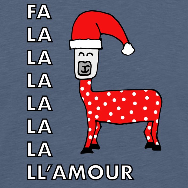 Christmas llama.