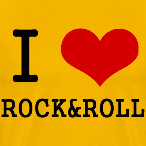 I love rock and roll - Men's Premium T-Shirt
