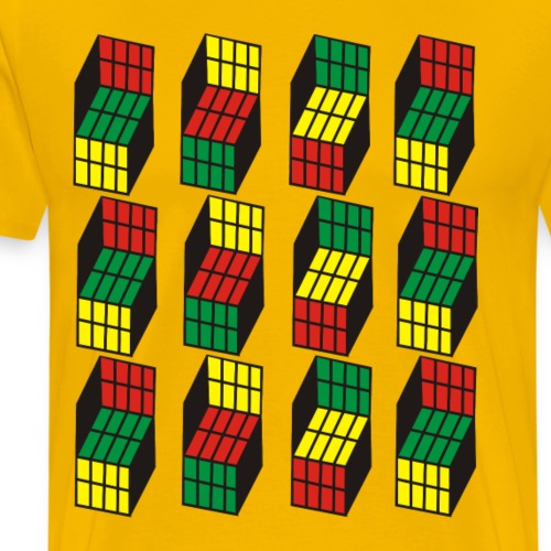 Opti Blocks - Men's Premium T-Shirt