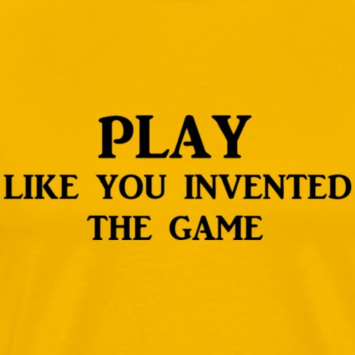 play like game blk - Men's Premium T-Shirt