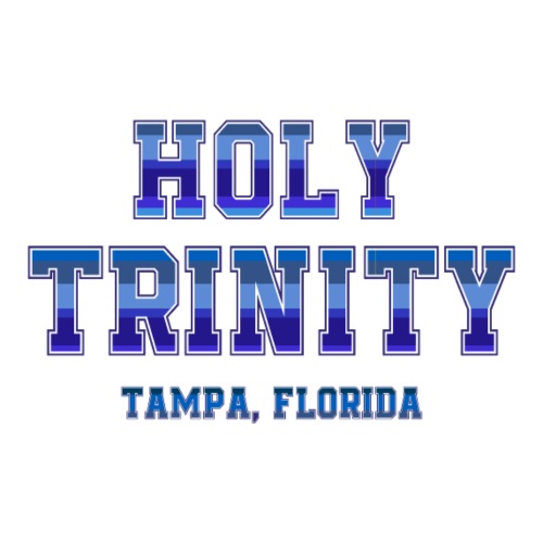 Holy Trinity varsity - blue stripes - Men's Premium T-Shirt