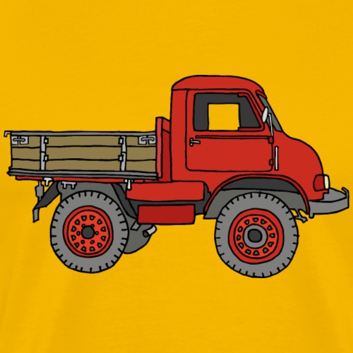Red off-road truck - Men's Premium T-Shirt
