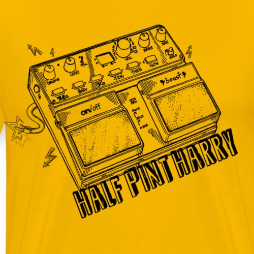 Half Pint Harry Sonic Wizardry - Black - Men's Premium T-Shirt