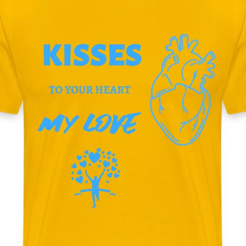 Kisses To Your Heart - Men's Premium T-Shirt