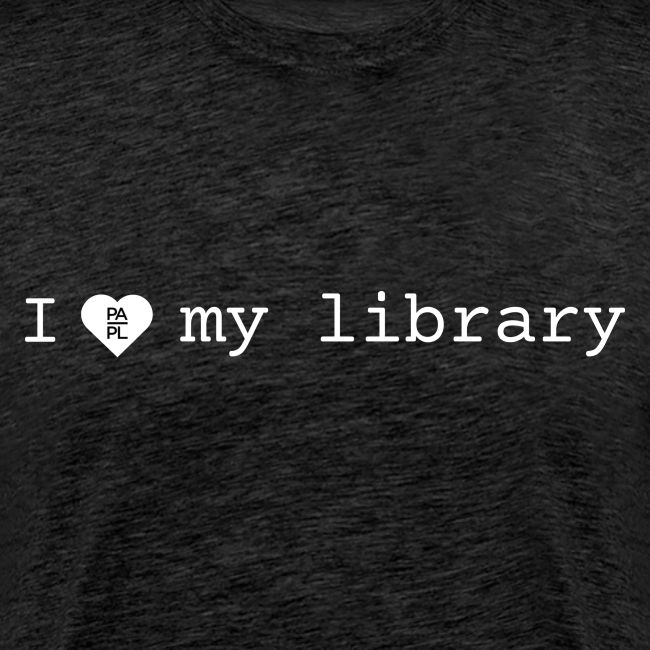 I Love My Library in White