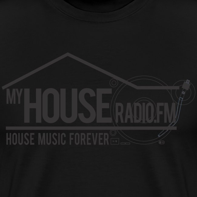 My House Radio Black Logo