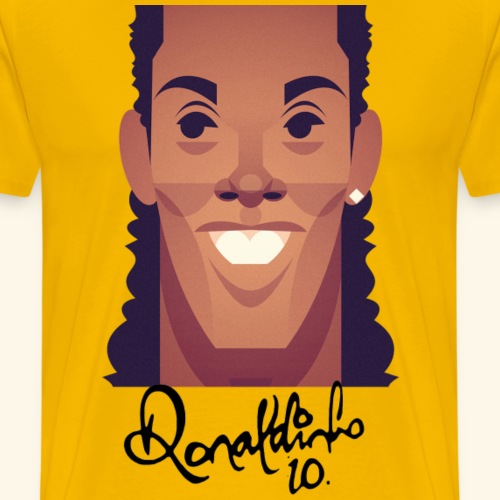 Ronaldinho 10 - Men's Premium T-Shirt