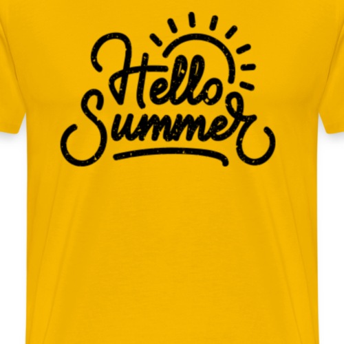Hello Summer - Men's Premium T-Shirt