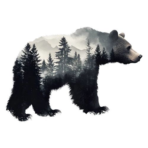 Forest Within the Bear - Men's Premium T-Shirt