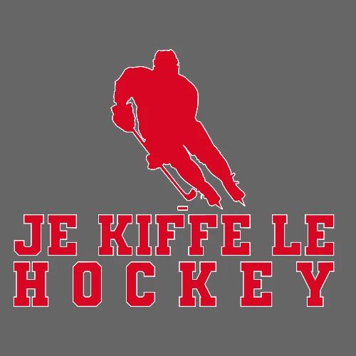 I love hockey - Men's Premium T-Shirt