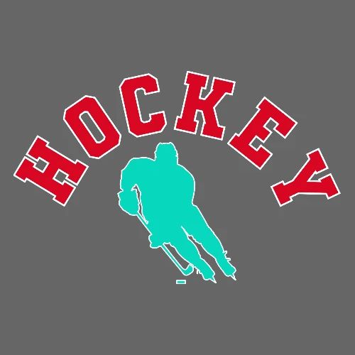 Hockey Player Silhouette - Men's Premium T-Shirt