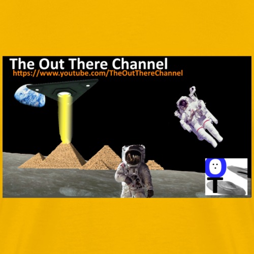 UFO-Pyramids-TheOutThereChannel-TubeLogo2017 - Men's Premium T-Shirt