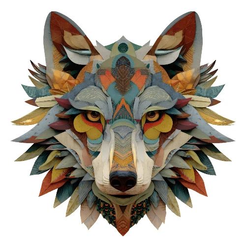 Spectrum Wolf Vision - Men's Premium T-Shirt