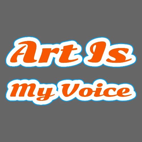 Art Is My Voice — Express Yourself Script - Men's Premium T-Shirt