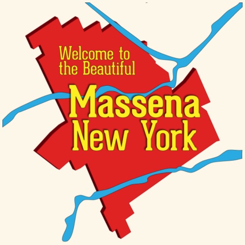 Massena NY Red - Men's Premium T-Shirt