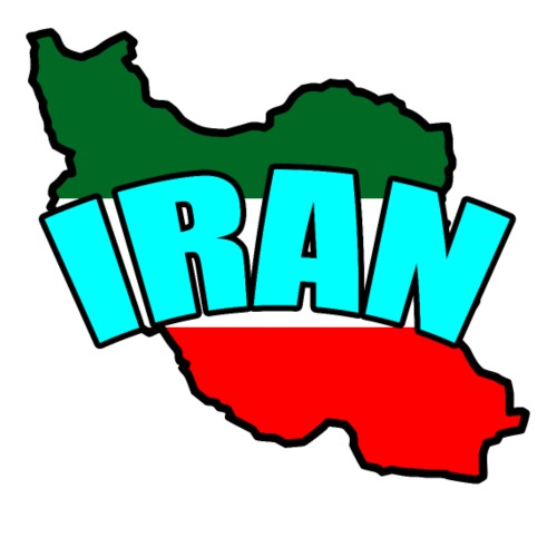 Iran Map - Men's Premium T-Shirt