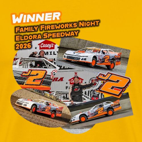 Rob Trent Eldora Speedway FFN#1 Design 1 - Men's Premium T-Shirt