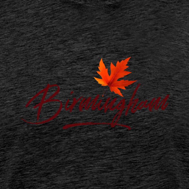 Birmingham for shirt with leaf