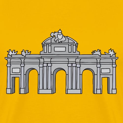 Puerta de Alcalá Madrid, Spain - Men's Premium T-Shirt