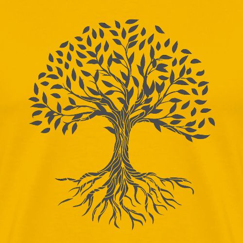 Harmony balance root tree - Men's Premium T-Shirt