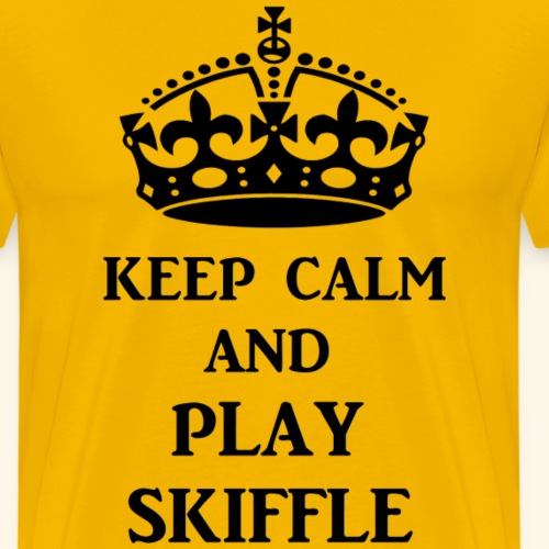 keep calm play skiffle bl - Men's Premium T-Shirt