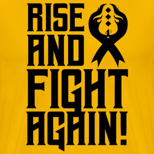 Rise and Fight Again (Black) - Phoenix League 2020 - Men's Premium T-Shirt