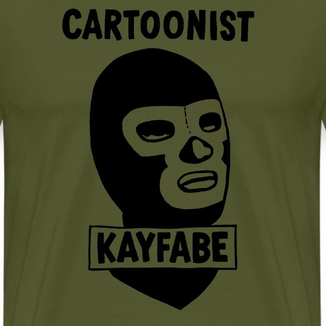 Cartoonist Kayfabe Wrestling Mask