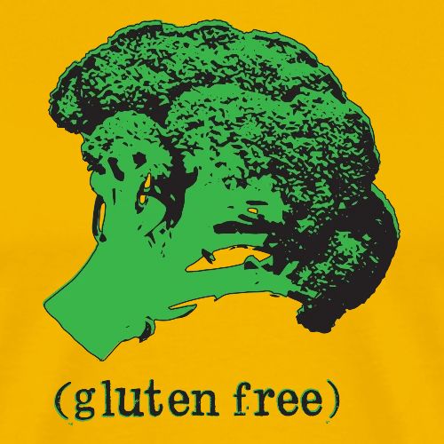 BROCCOLI (gluten free) - Men's Premium T-Shirt