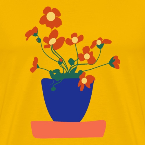 Dahlia Flower - Men's Premium T-Shirt