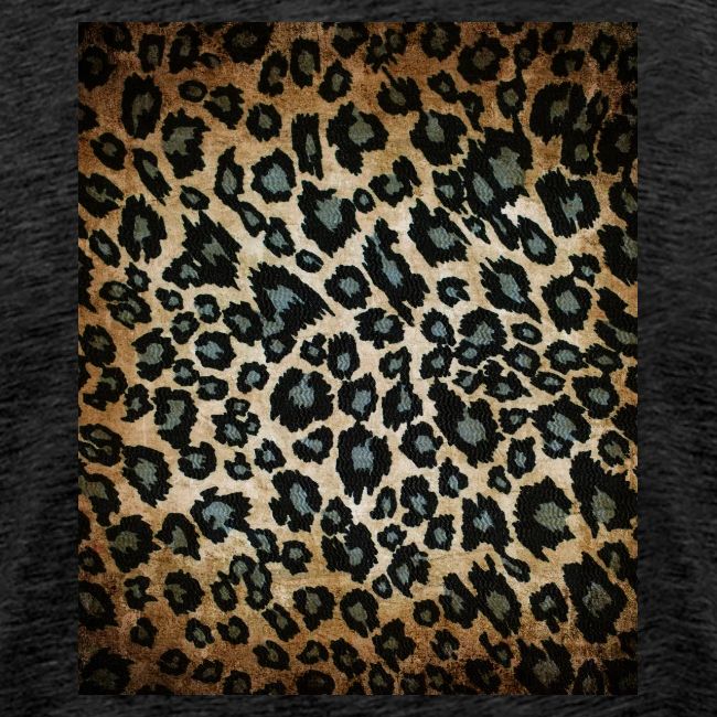 Blue Brown Black Leopard Pattern