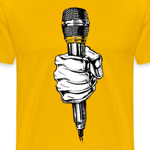 rap mic - Men's Premium T-Shirt