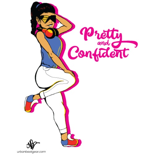 Pretty & Confident Woman - Men's Premium T-Shirt