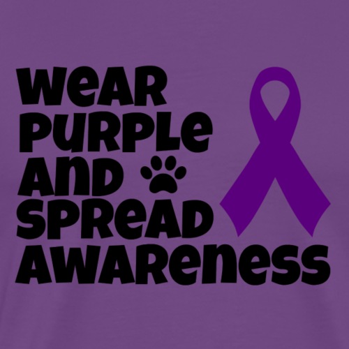 Wear Purple And Spread Awareness - Men's Premium T-Shirt